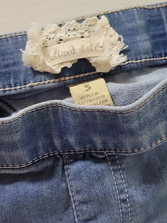 Altar'd State Size Small Light Blue Flare Jeans - Picture 3 of 5